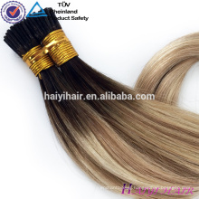 China Supplier 100% Human Remy Pre-bonded Cheap Keratin I Tip Hair
